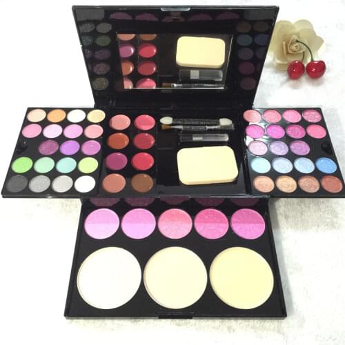 Professional Makeup Set Box Matte Glitter Eyeshadow Powder Blush Lipgloss Women Multi-functional Palette Cosmetic Case