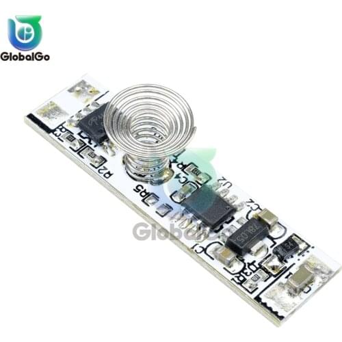 Spring Switch LED Dimmer Control Switch 9-24V 30W 3A DC 12V Capacitive Touch Sensor Switch LED Dimming Lamps