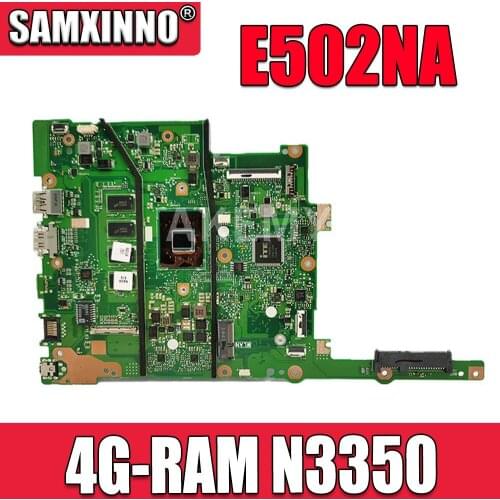 SAMXINNO 90NB0DI0-R00020 Laptop motherboard For E502N E502NA E402N E402NA E402NAS E502NAS mainboard W/ 4G-RAM N3350