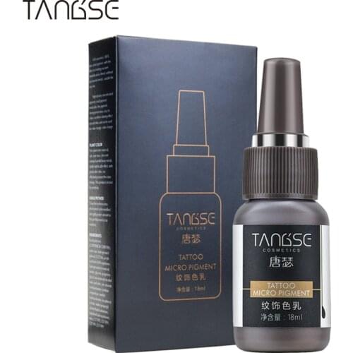 Tangse Semi Permanent Makeup Eyebrow Inks Lips Eye Line Tattoo Color Microblading Pigment Eyebrow Tattoo Color Inks