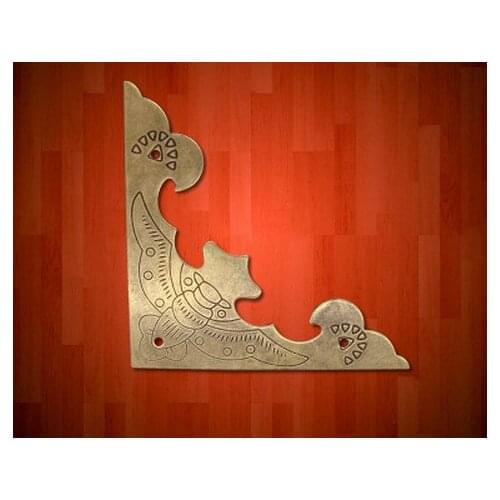 Corner Brackets Antique copper Bat Bag wrap angle corner of the table of Chinese furniture hardware accessories