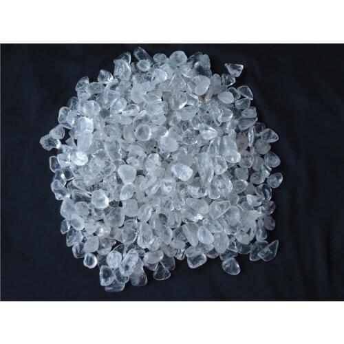 200g AAA+ Natural Rock Clear Quartz Tumbled Stones Polished Chakra Healing Reiki Beads