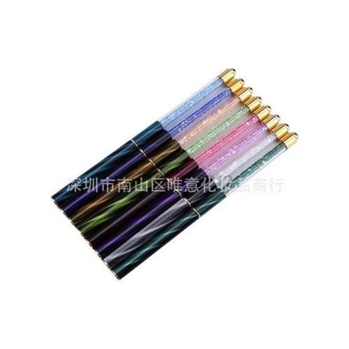 By dhl or ems 200pcs 8 Style Eye Nail Stripes lines liner Painting liquid Powder Acrylic UV GEL Extension Art Drawing Brush new