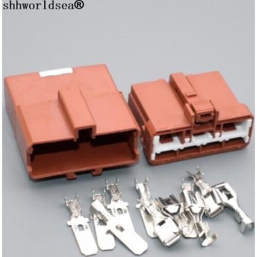 Shhworldsea 7 pin car auto housing plug plastic wiring harness automotive plugs male female connectors 6950-0366 6950-1030