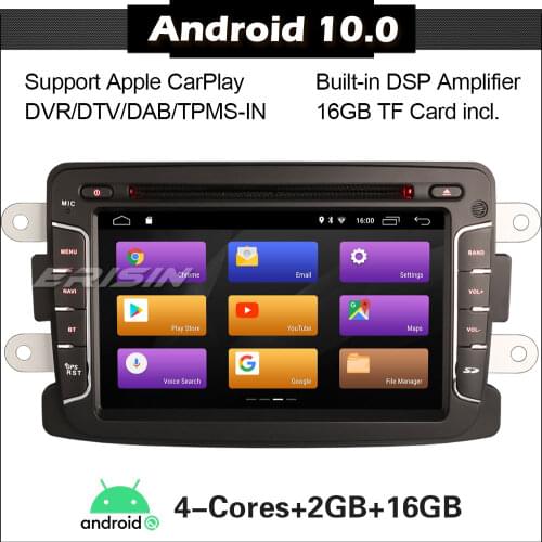 3029 Car stereo Android 10.0 for Renault Dacia Duster Logan Sandero DSP Carplay WIFI GPS DAB+ SWC DVD Autoradio Car Radio