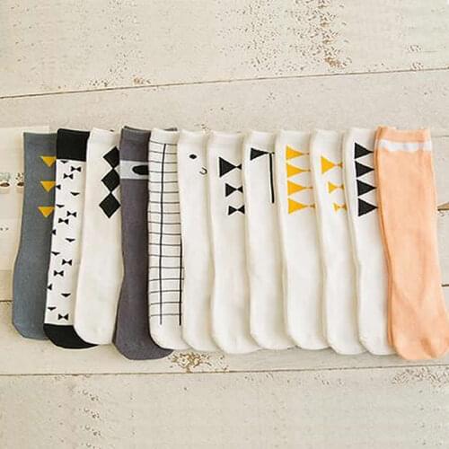 Calcetines zorro baby knee high sock colorful totoro socks children winter knee high chaussette enfants cartoon girls socks