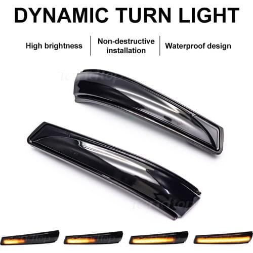For Hyundai I30 Elantra Avante MK5 MD Veloster 2011-2015 Dynamic LED Side Rearview Mirror Blub Turn Signal Light Car Accessories