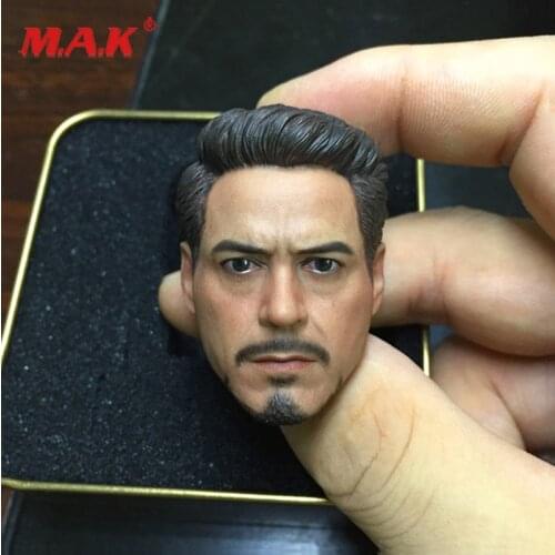 High Quality 1:6 Scale Tony Head Sculpt as Soldier Head Model fit 12" Action Figure for Collection