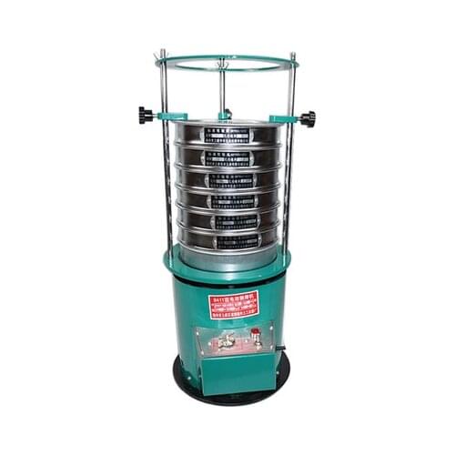 Electric Vibrating Sieve Machine, Sieve Diameter 20cm Sieving shaker with timing function, Screening machine 220v