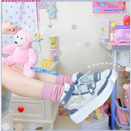 Kawaii girl tea party princess kawaii shoes student college style thick bottom casual fashion women shoes loli cosplay cos