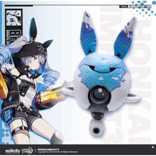 Anime Bronya Zaych Honkai Impact 3 Cute Rabbit Plush Stuffed Doll Throw Pillow Toys Cartoon Sofa Cushion Cosplay Xmas Gifts