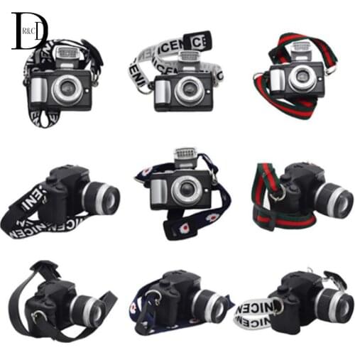 21 Styles Doll Toys Camera Mini Simulation Cameras for Doll Accessories Kids Birthday Gift Dolls House Decoration Accessory