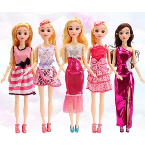 Dress Up Doll Clothes Accessories for 30cm Dolls Wedding Princess Dress Set for Car Doll Costume Girls Toys 15 Type for Choose
