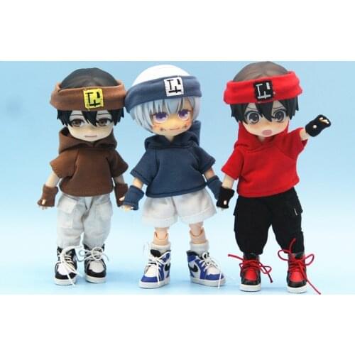 HOUZIWA OB11 Doll Clothes Hooded Headband 1/12 BJD GSC Clothes