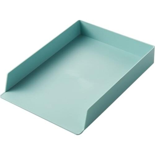 A4 Paper Organizer Document Plastic Case Table Desk Storage Superposition Holder K92C