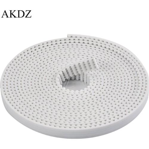 GT2 Belt PU with Steel Core GT2 Belt 2GT Timing Belt Width 6mm 10mm for 3D printer parts Anti-wear Reinforce Open Belt