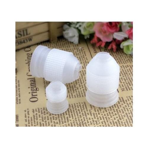 S/M/L Plastic Icing Piping Bag Converter Adapter Cream Nozzle Pipeline Coupler Cake Decorating Tool Russian Nozzle H736
