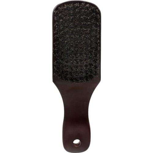 1Pcs Pure Pig Bristles Medium Hardness Brush Beard Brush Men Beard and Beard Brush