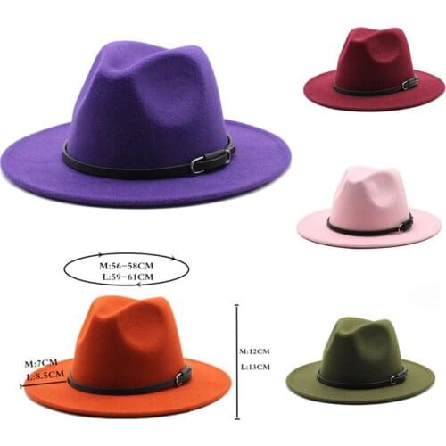 Panama2021 fedoras Korean version of pearl ladies bucket hat summer hat woolen jazz hat British holiday top hat tide