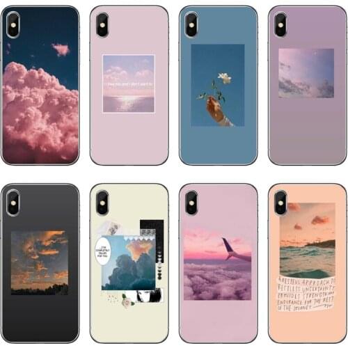 Art Prints Blooming Sky Clouds Silicone Case For Huawei P30 P20 Pro P10 P9 P8 Lite Y5 Y6 Y7 Y9 Prime P Smart Plus 2018 2019