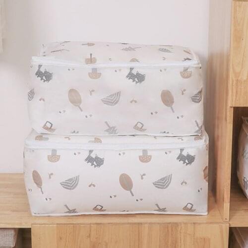 Foldable Storage Bag Clothes Blanket Quilt Closet Sweater Organizer Box Pouches Fashion Sale Clothes Cabinet Organizer 2 Size