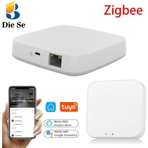 Zigbee Gateway Tuya Smart Life Hub Smart Home Bridge APP Wireless Remote Control Work with Alexa Google Home for Home Automation