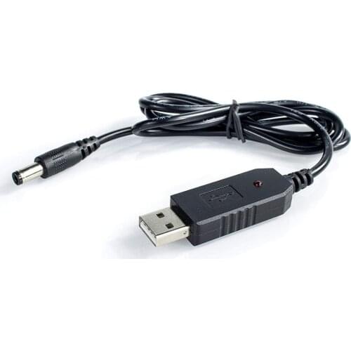 Baofeng Walkie Talkie USB Charging Cable Voltage Boost 5V To 9V for UV5R UV82 Portable CB radio Charging