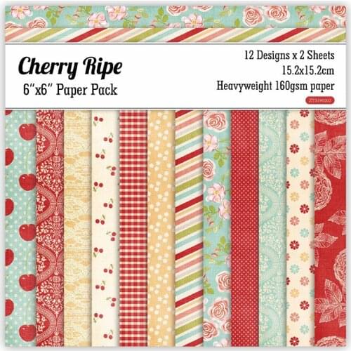 24Pcs/Lot Apple Retro Material Papers DIY Scrapbooking Album Diary Gift Decorative Paper Scrapbooking Paper