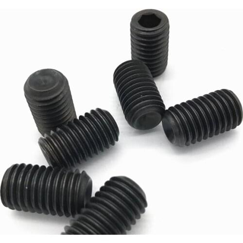 30pcs M2 alloy steel set screw cup tail hex headless screws machine bolt bolts 2mm-12mm length