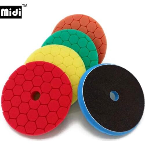 6inch Car Polishing Pad Set For Auto 6 Inch Car Sponge Buffing Waxing Pad For Car Polishier