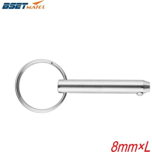 8mm BSET MATEL Marine Grade Quick Release Ball Pin for Boat Bimini Top Deck Hinge Marine Stainless Steel 316 Boat Accessories