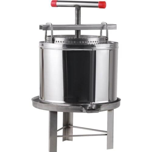 Stainless Steel Paraffin Honey Presser Machine Manual Fully Enclosed Wax Press Machine Honey Rolling Mill Waxing Machine