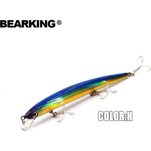Bearking brand 2017 Fishing Lure BK-M32 5PCS Minnow 14cm 16g Depth Wobbling Minnow Lure Plastic Hard Bait Fishing Wobblers