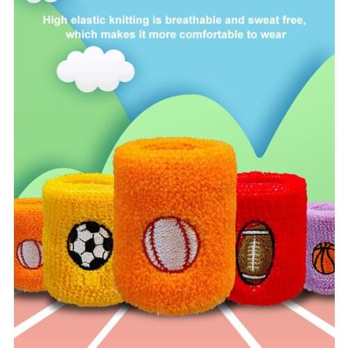 Childrens Wristband Sports Running Outdoor Wristband Basketball Football Fitness Wristband Breathable Comfortable Wrist Support