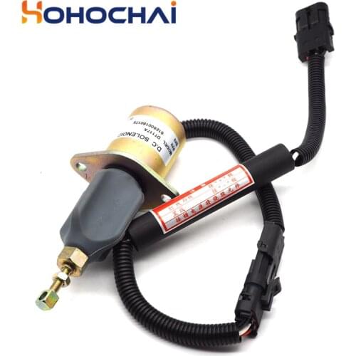Diesel Engine Generator Fuel Shut Off Solenoid DT117A/612600180175 Stop Solenoid 24V