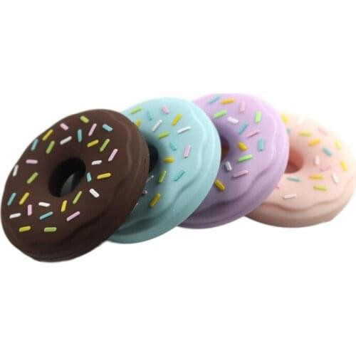 Teething Ring Teether Beads Stick Pendant Teether Chain Sensory Toys Sensory Toys Koraliki Silikonowe Teething Toys AC50YJ