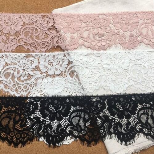 Width 15CM DIY wedding dress high-end clothing home stitching eyelash lace trim fabric accessories