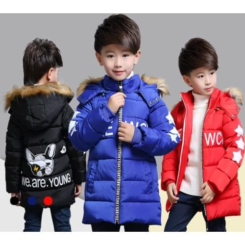 New2020 boys clothes winter jacket children clothing warm down cotton jacket Hooded coat waterproof thicken outerwear kids parka