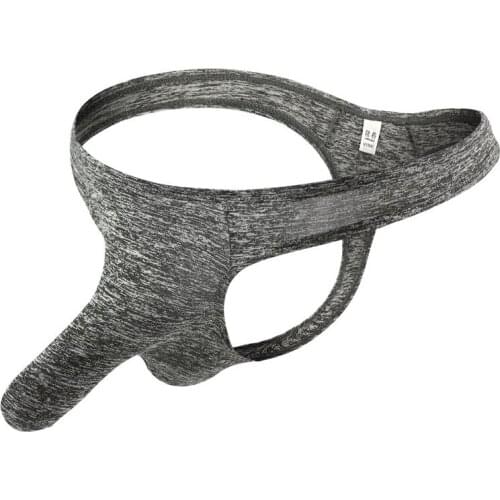 Sexy 2019 New Man U Convex Pouch Thongs Male Sexy Penis Pouch T-back Underwear Panties Gay Mini G-Strings Jockstraps