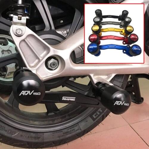 2019 New Motorcycle accessories Frame Crash Pads Exhaust Sliders Crash Protector for Honda ADV 150 2019 2020 Motorbike with logo