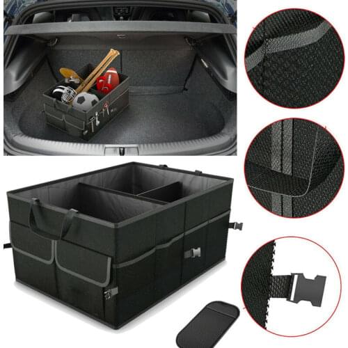 23.5x15.5x12cm Car Trunk Organizer Eco-Friendly Super Strong Durable Collapsible Cargo Storage Box For Auto Trucks SUV Trunk Box