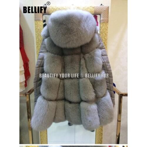 Autumn Winter women real fox fur coats with real sheep skins sleeve Warm Princess real Fur vests female jaqueta feminina