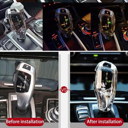 Crystal Shift Handle Sleeve Button Covers For BMW F20 F30 f10 f32 F25 X5 F15 F16 Interior Accessories LHD