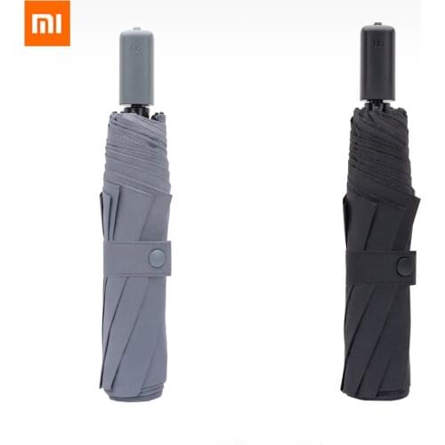 Hot Xiaomi 90FUN Folding Umbrella Aluminum Alloy Tube Practical Waterproof Non-automatic Rainy and Sunny Umbrellas