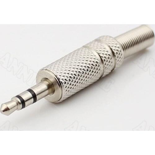 10pcs/lot Dual Channel Headphone Socket Stereo Earphone Plug 3.5mm Wired Connector High Quality