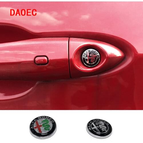 Door keyhole decorative protection label for Alfa Romeo Giulia stelvio car modification parts