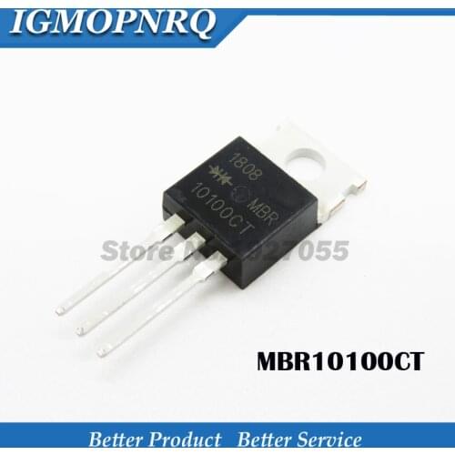 10PCS MBR10100CT TO-220 MBR10100 TO220 10100CT new