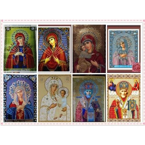 2020 Diy Diamond Embroidery Icons Rhinestones Cross Stitch Kits Mosaic 5D DIY Crystal Diamond Painting for christmas gift zx