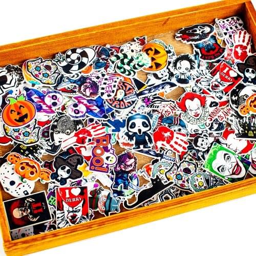 30pcs/Lot Mixed Halloween Pumpkin Decoration Printed Planar Resin FlatBack for DIY Handmade Materials Accessories