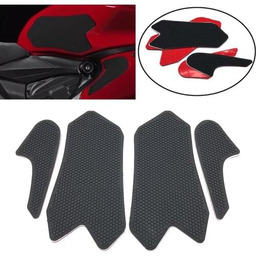 4pcs Tank Traction Pads Side Gas Knee Grips for Ducati Panigale 899 959 1199